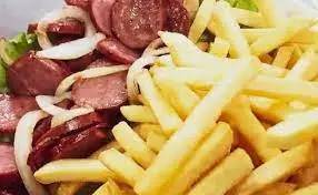 PORÇÃO LINGUIÇA COM FRITAS P